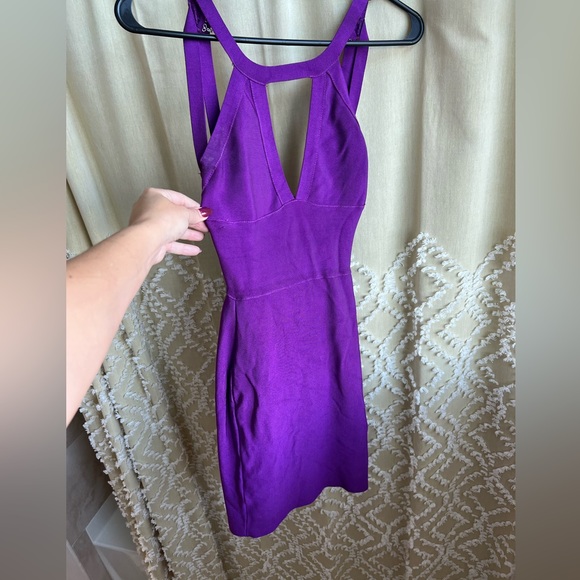Purple Boutique cocktail mini dress - Picture 6 of 7